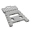 Sgabello alto Clic Clac - 30 x 22 x 32 cm - grigio - King Collection