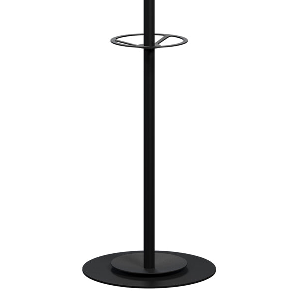 Appendiabiti Easycloth Black Edition - 8 posti - acciaio - nero - Paperflow