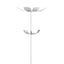 Appendiabiti Easycloth White Edition - 8 posti - acciaio - bianco/nero - Paperflow