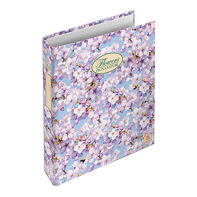 Raccoglitore Nature Flowers - A5 - 4 anelli da 30mm - dorso 3 cm - Pigna