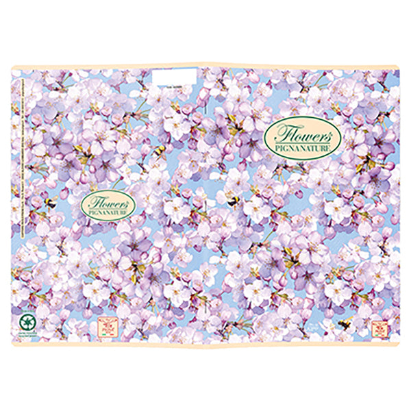 Quaderno Nature Flowers - A5 - 1 rigo - 42 fogli - 80 gr - Pigna