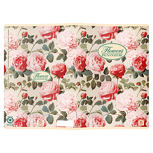 Quaderno Nature Flowers - A5 - 1 rigo - 42 fogli - 80 gr - Pigna