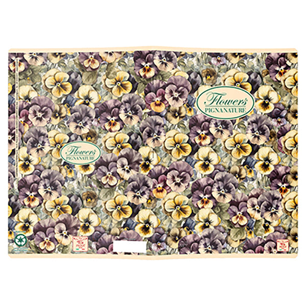 Quaderno Nature Flowers - A5 - 5 mm - 42 fogli - 80 gr - Pigna