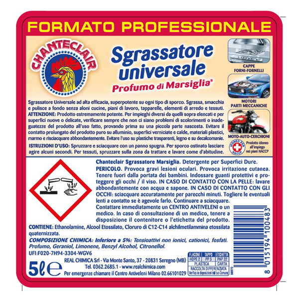 Sgrassatore universale - 5 L - marsiglia - Chanteclair