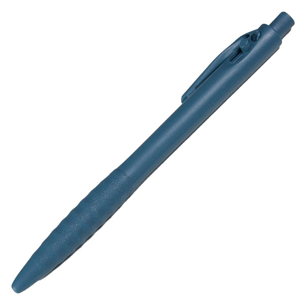 Penna detectabile retrattile - a lunga durata - leggermente ruvida - 14 cm - PP - blu