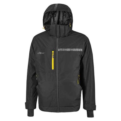 Giacca Wink - idrorepellente - taglia XL - nero/giallo - U-Power