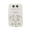 Adattatore da viaggio universale - 2 prese USB - bianco - MKC Melchioni
