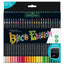 Matite colorate triangolare Black Edition - colori assortiti - Faber-Castell - conf. 50 pezzi