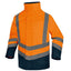 Parka 5 in 1 Optimum 3 alta visibilità - taglia XXL - arancio fluo - Deltaplus