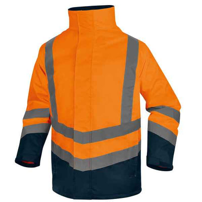 Parka 5 in 1 Optimum 3 alta visibilità - taglia XXL - arancio fluo - Deltaplus