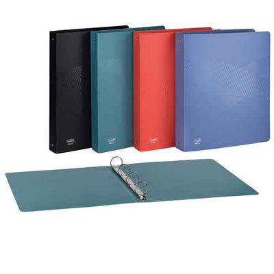 Raccoglitore Osmose Recyc - 22 x 30 cm - 4 anelli tondi 30 mm - PP - 30 colori assortiti - Favorit