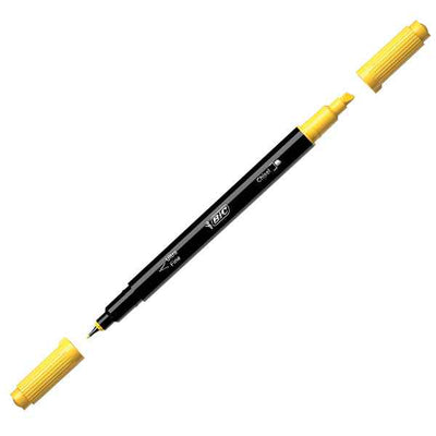 Evidenziatori dual tip Intensity - colori assortiti - Bic - conf. 6 pezzi