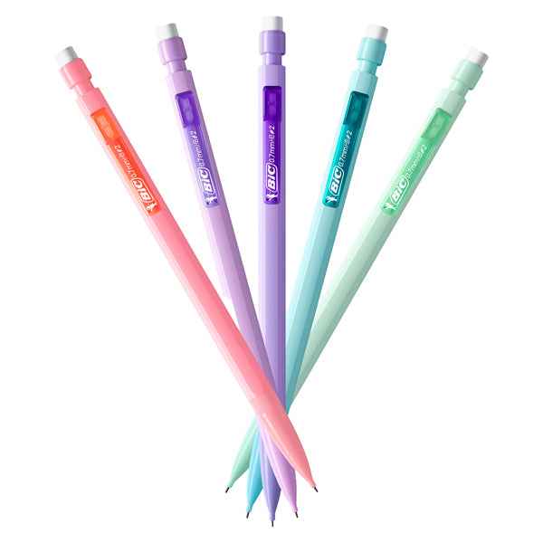 Portamine Matic Pastel - HB - 0,7 mm - fusto colori assortiti - Bic - conf. 12 pezzi
