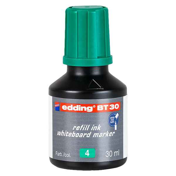 Ricarica inchiostro marcatore BT30 - 30 ml - verde - Edding