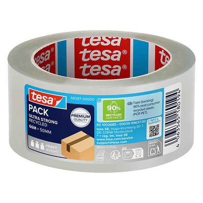 Nastro adesivo Tesapack Eco - ultra strong ecoLogo - 5 cm x 66 m - trasparente - Tesa