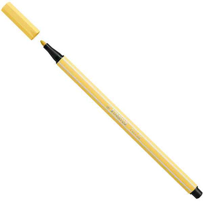 Pennarello Pen 68 - giallo chiaro - 23 - Stabilo