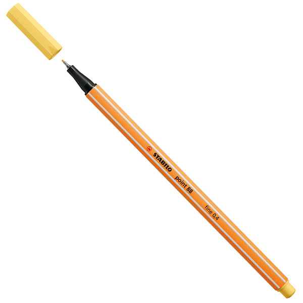 Fineliner Point 88 - tratto 0,4 mm - giallo chiaro 23 - Stabilo