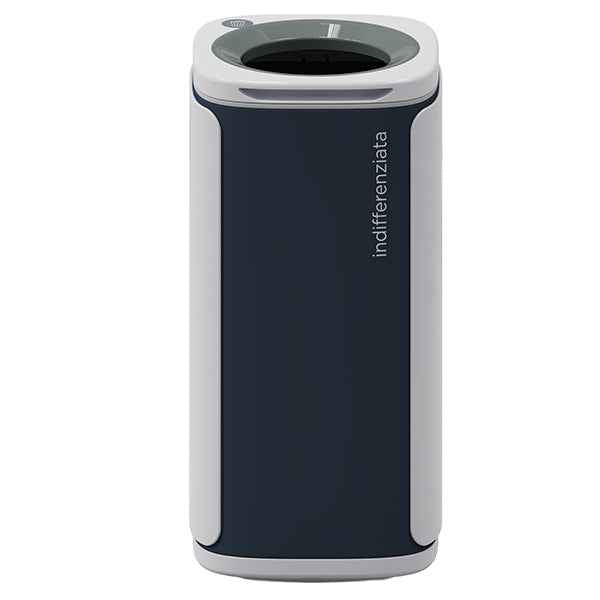 Cestino gettacarte Wastee - per raccolta differenziata - 60 L - Grigio - Kobra