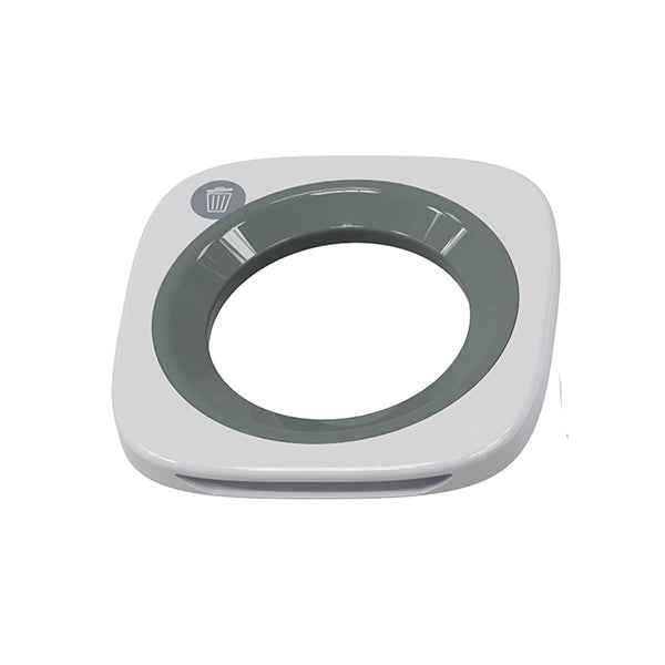 Cestino gettacarte Wastee - per raccolta differenziata - 60 L - Grigio - Kobra