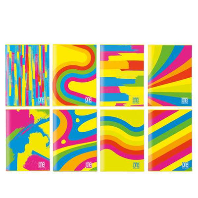 Maxiquaderno One Color Fantafluo - A4 - 5 mm c/ margine - 20+1 fogli - 80 gr - Blasetti