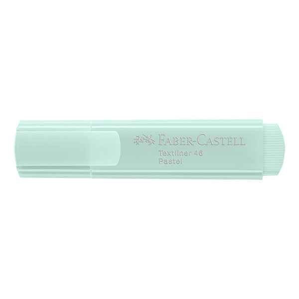 Evidenziatore Textliner 46 - punta scalpello - colori assortiti pastel - Faber Castell - astuccio 8 pezzi