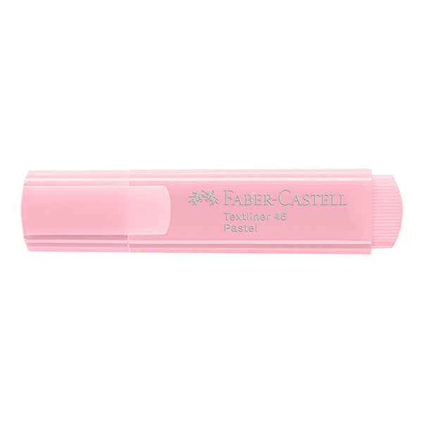 Evidenziatore Textliner 46 - punta scalpello - colori assortiti pastel - Faber Castell - astuccio 8 pezzi
