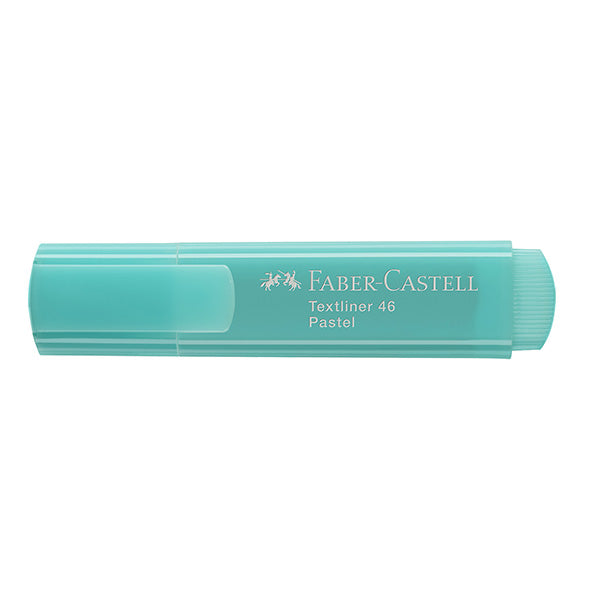 Evidenziatore Textliner 46 - punta scalpello - colori assortiti pastel - Faber Castell - astuccio 8 pezzi