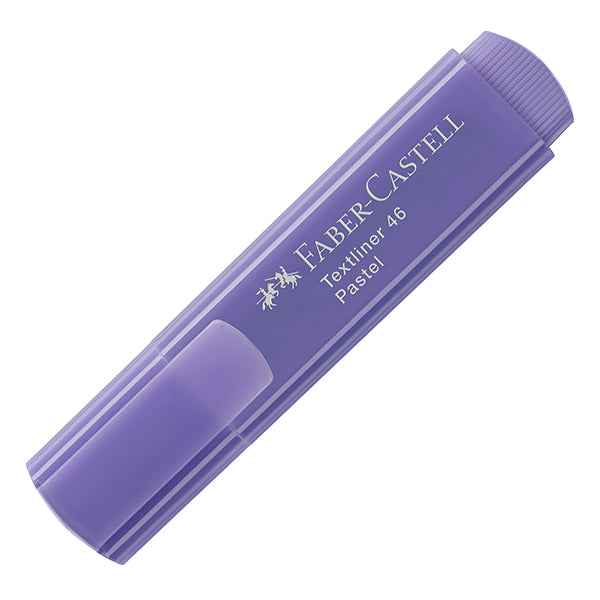 Evidenziatore Textliner 46 - punta scalpello - colori assortiti pastel - Faber-Castell - astuccio 4 pezzi