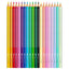 Astuccio Farfalla matite colorate Sparkle - colori assortiti - Faber-Castell - conf. 20 pezzi