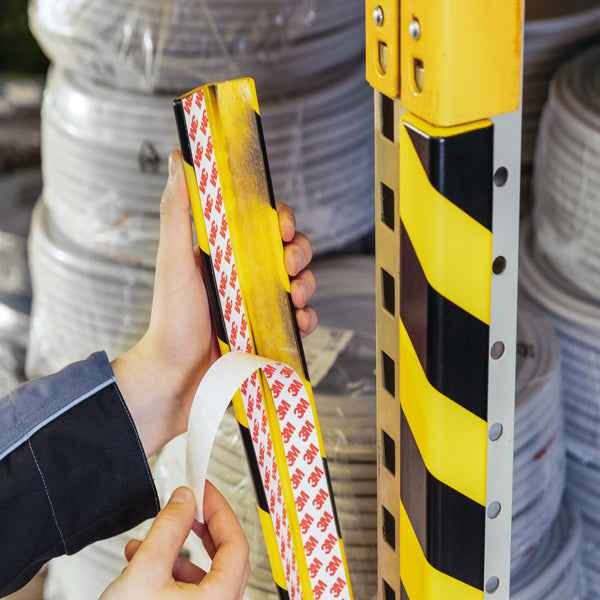Profilo paracolpi angolare C35 - giallo/nero - Durable