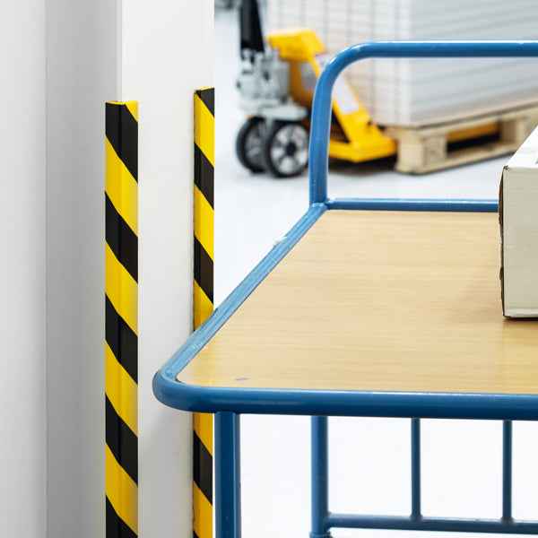 Profilo paracolpi E8 - per spigoli - giallo/nero - Durable