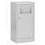 Armadietto portabiancheria - con sacco - 50 x 40 x 100 cm - grigio - Tecnotelai