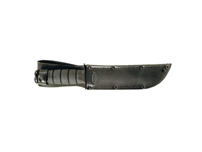 Ka-Bar Fighting/Utility 1212 Combo dettaglio lama Cro-Van manico Kraton G fodero cuoio