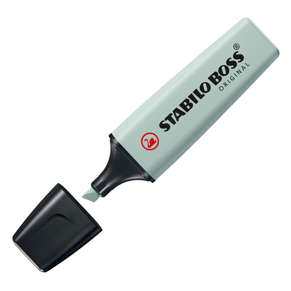 Evidenziatore Stabilo Boss NatureColors - punta a scalpello - colori assortiti - Stabilo - astuccio 4 pezzi
