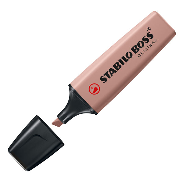 Evidenziatore Stabilo Boss NatureColors - punta a scalpello - colori assortiti - Stabilo - astuccio 8 pezzi
