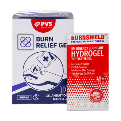Bustina gel sterile Burnshield - per ustioni - 3,5 gr - PVS - astuccio 10 pezzi