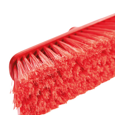 Scopa Alma - per interni - rosso - 33 x 7,5 x 11,5cm - PPL/PVC - PerfettoFactory