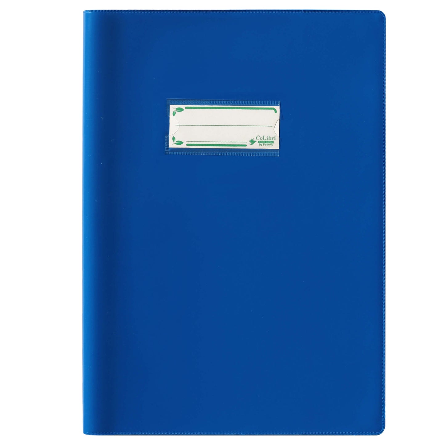 Copertina Copri Maxi Favorit Colibri 180 micron blu laccato A4 con alette e segna nome bio-based riciclabile