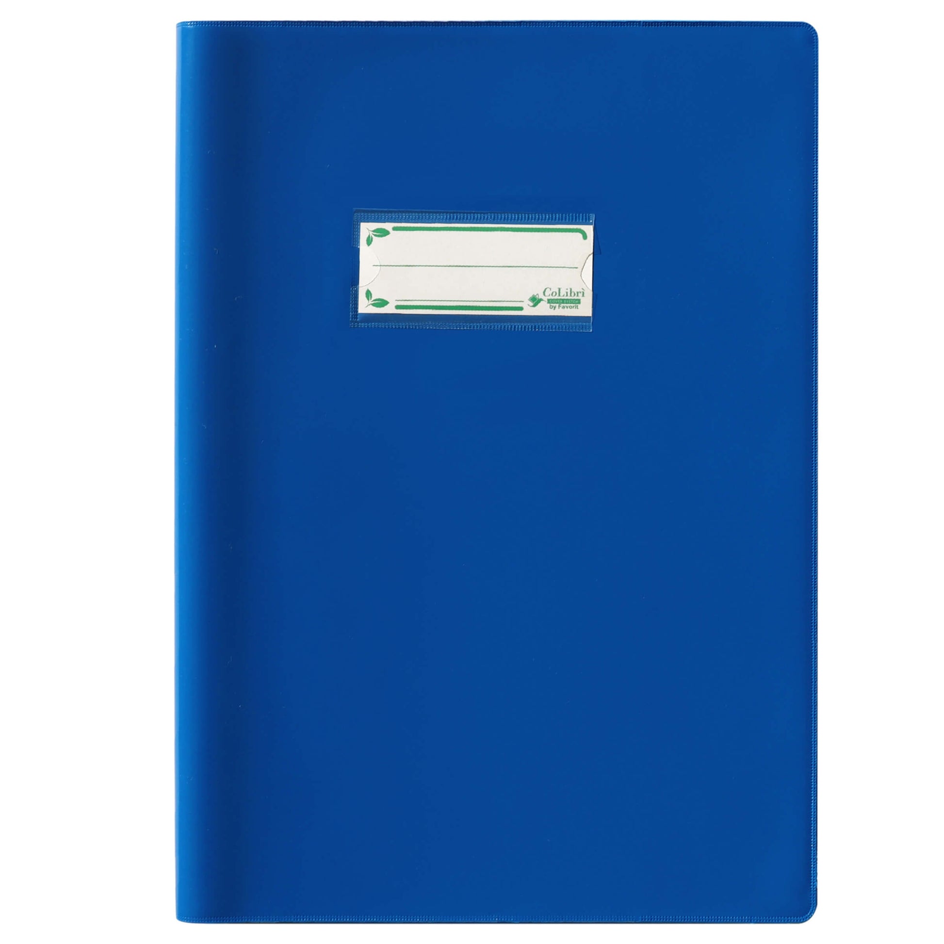 Copertina Copri Maxi Favorit Colibri 180 micron blu laccato A4 con alette e segna nome bio-based riciclabile