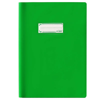 Copertina Copri Maxi Favorit Colibri 180 micron verde chiaro laccato A4 con alette e segna nome bio-based