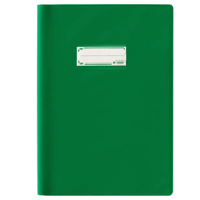 Copertina Copri Maxi Favorit Colibri 180 micron verde scuro laccato A4 con alette e segna nome bio-based