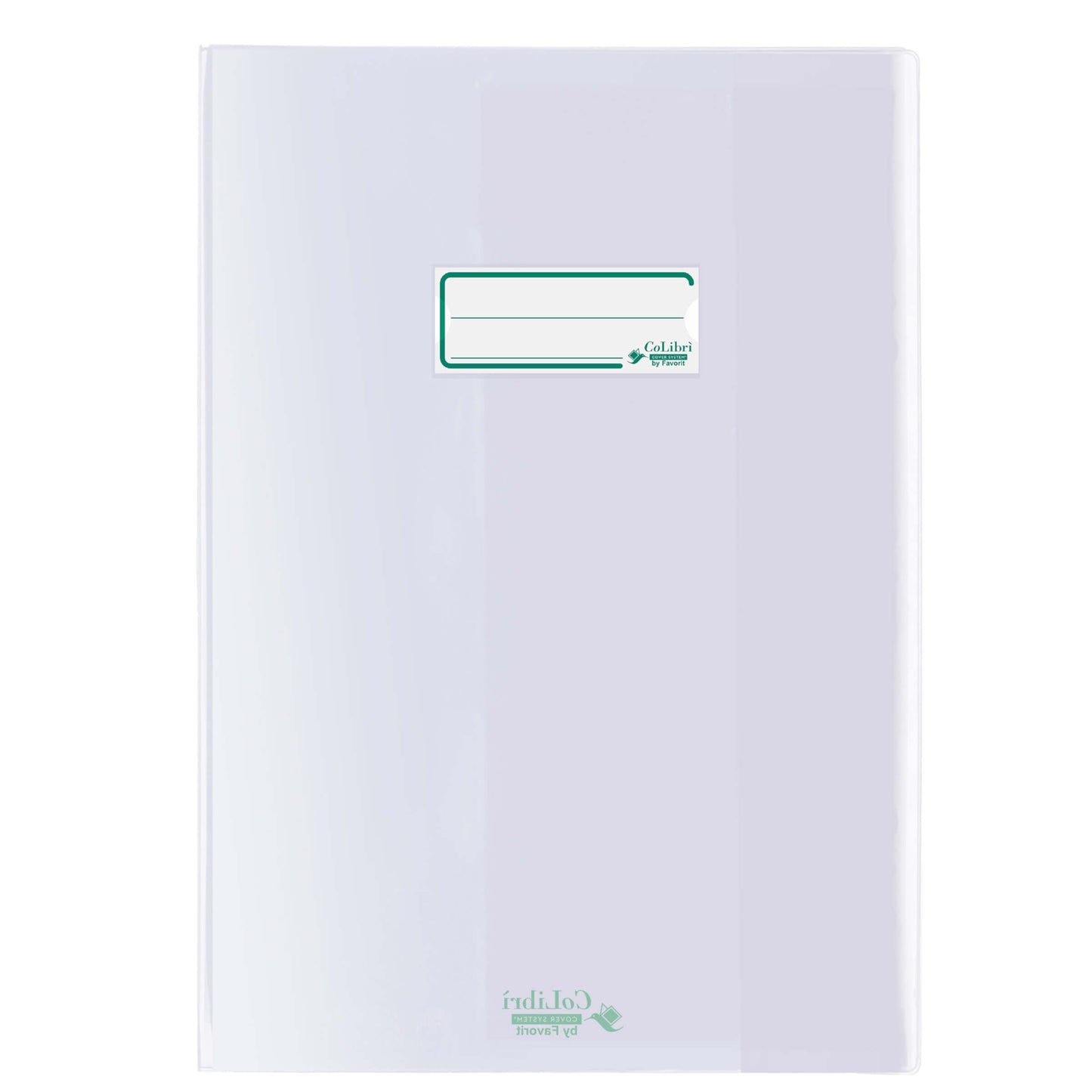 Copertina Copri Maxi Favorit Colibri 180 micron trasparente A4 con alette e segna nome polietilene bio-based riciclabile