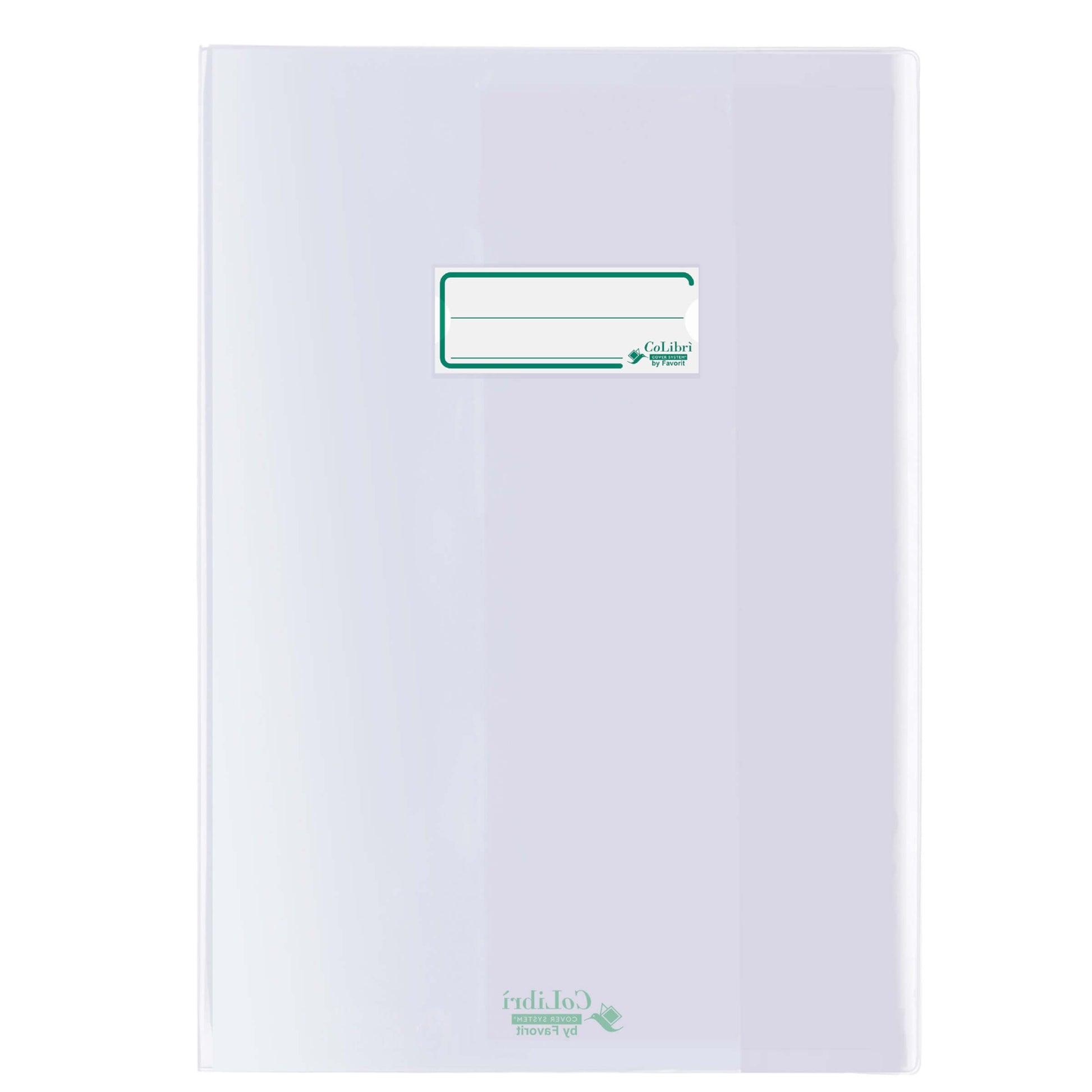 Copertina Copri Maxi Favorit Colibri 180 micron trasparente A4 con alette e segna nome polietilene bio-based riciclabile