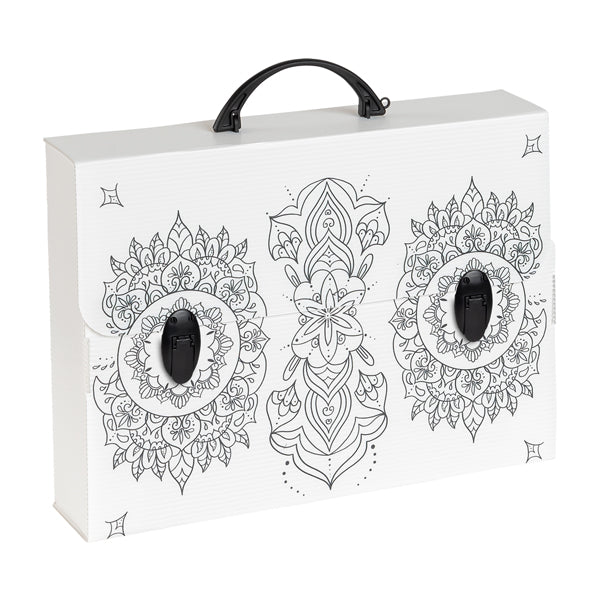 Valigetta polionda Smart - 27 x 37,5 cm - dorso 8 cm - fantasie assortite - Favorit