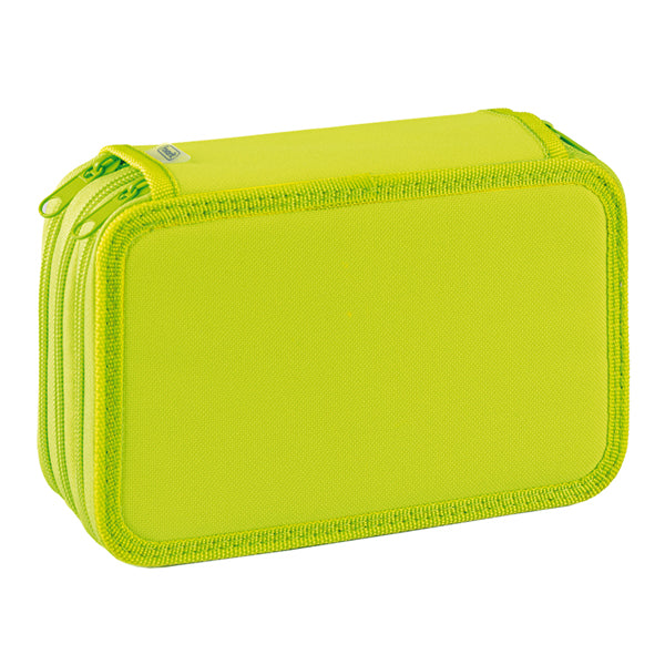 Astuccio 3 Zip Neon & Pastel - 13 x 20 x 7,5 cm - colori assortiti - Favorit