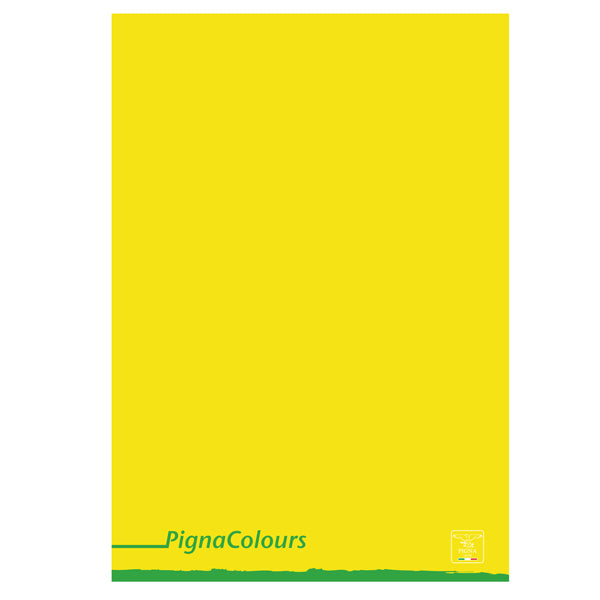 Maxiquaderno Pigna Colours - A4 - 1 rigo - c/margine - 42 fogli - 80 gr - Pigna