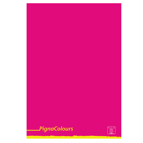 Maxiquaderno Pigna Colours - A4 - 1 rigo - c/margine - 42 fogli - 80 gr - Pigna
