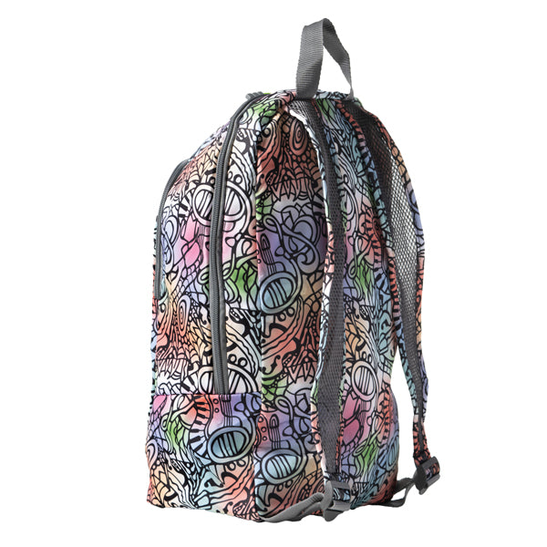 Zaino Ready - 28 x 44 x 15 cm - tela - fantasie assortite - In Tempo