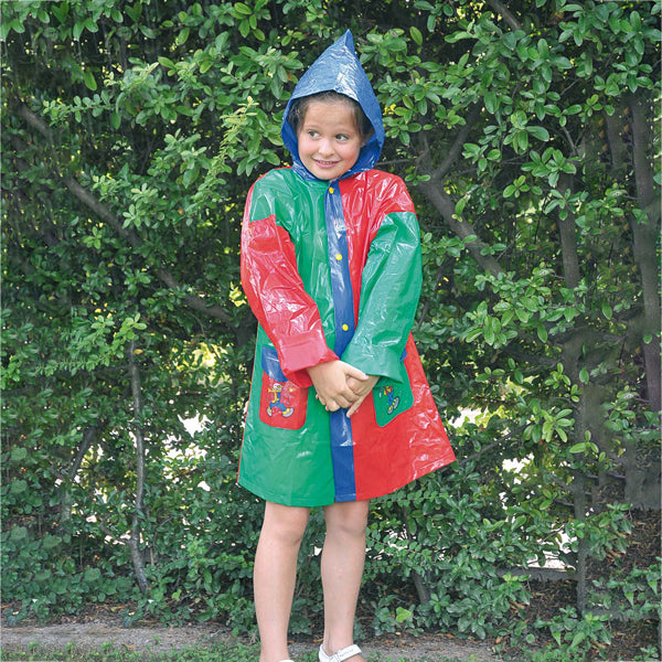 Impermeabile bambino - taglia 6-8 anni - PVC - multicolor - Verdemax