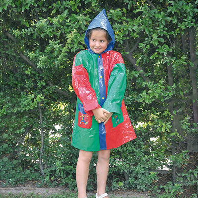 Impermeabile bambino - taglia 6-8 anni - PVC - multicolor - Verdemax